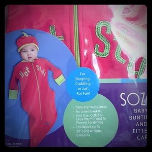 Sozo chili Pepper swaddle set 2 pieces